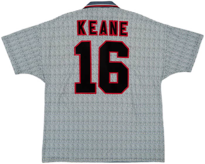 1995-96 Manchester United Away Shirt Keane #16 - 7/10 - (XL)