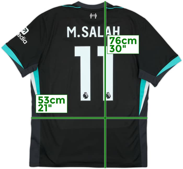 2024-25 Liverpool Away Shirt M.Salah #11 - 9/10 - (L)