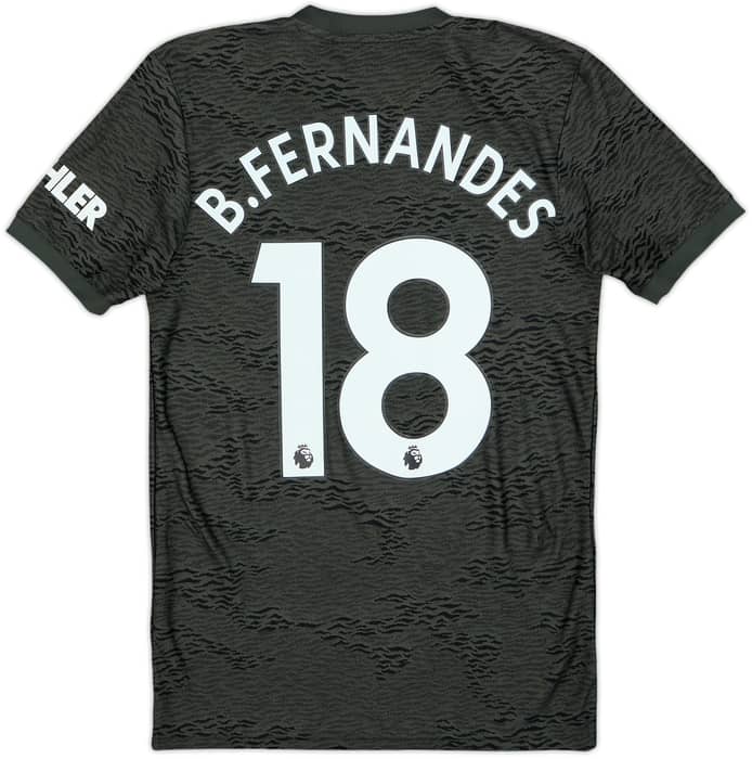 2020-21 Manchester United Away Shirt B.Fernandes #18 - 9/10 - (XS)