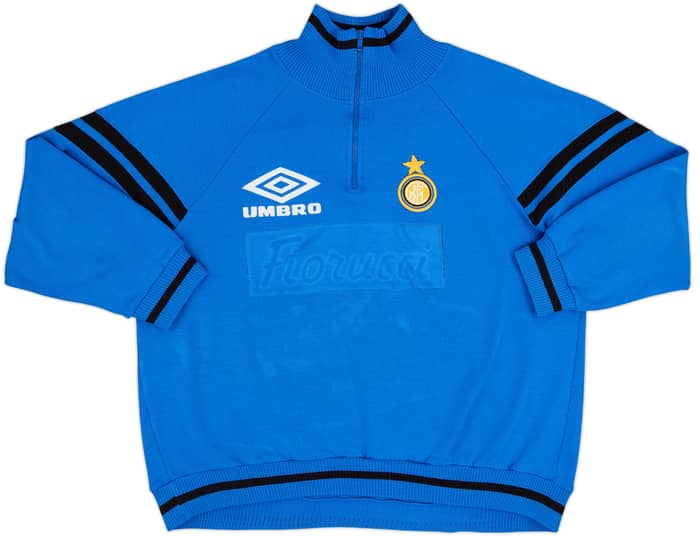 1993-94 Inter Milan Umbro 1/4 Zip Drill Top - 4/10 - (XL)