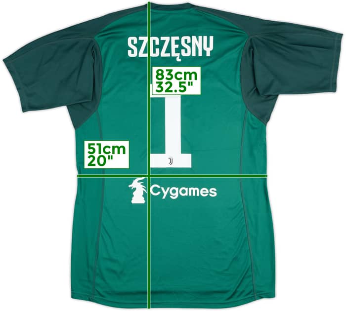 2018-19 Juventus GK S/S Shirt Szczesny #1 - 8/10 - (L)