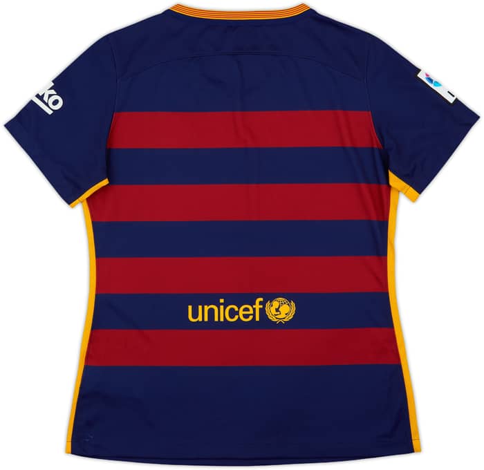 2015-16 Barcelona Home Shirt - 8/10 - (Women's L)