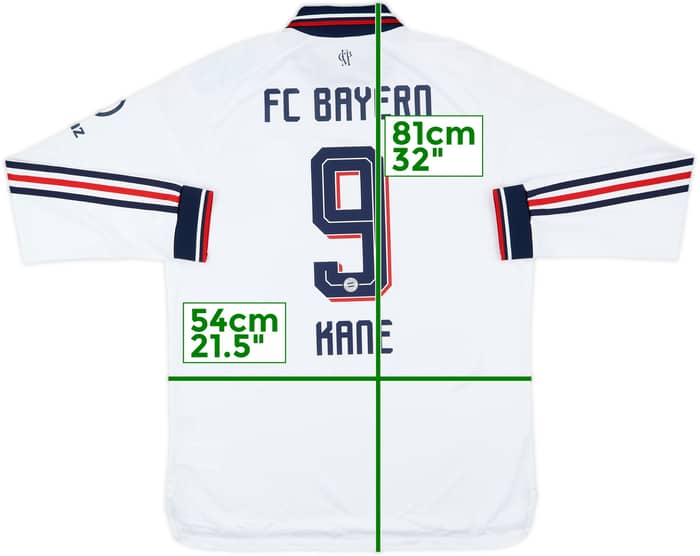 2026-27 Bayern Munich Authentic Away L/S Shirt Kane #9 (L)