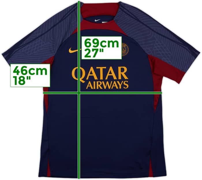 2023-24 Paris Saint-Germain Nike Training Shirt - 8/10 - (M)