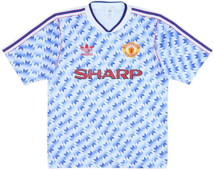 1990-92 Manchester United Away Shirt - 7/10 - (M)