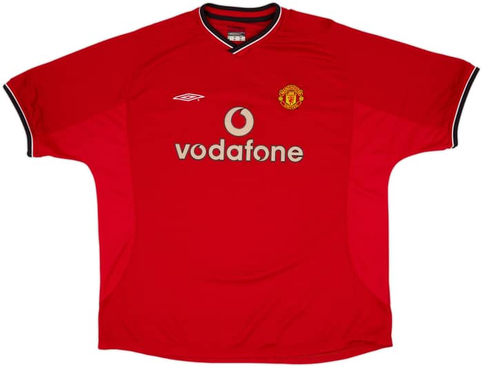 2000-02 Manchester United Home Shirt Beckham #7 - 6/10 - (XXL)