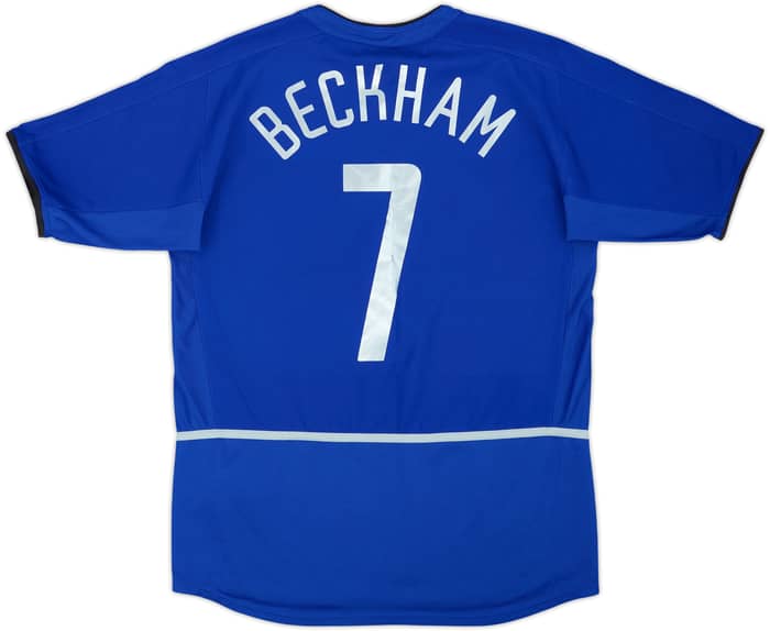 2002-03 Manchester United Third Shirt Beckham #7 - 8/10 - (13-15 Years)