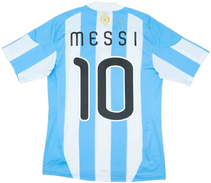 2010-11 Argentina Home Shirt Messi #10 - 5/10 - (S)