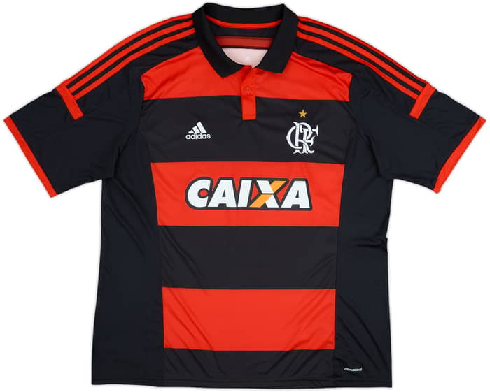 2014 Flamengo Home Shirt Hernane #9 - 8/10 - (XXL)
