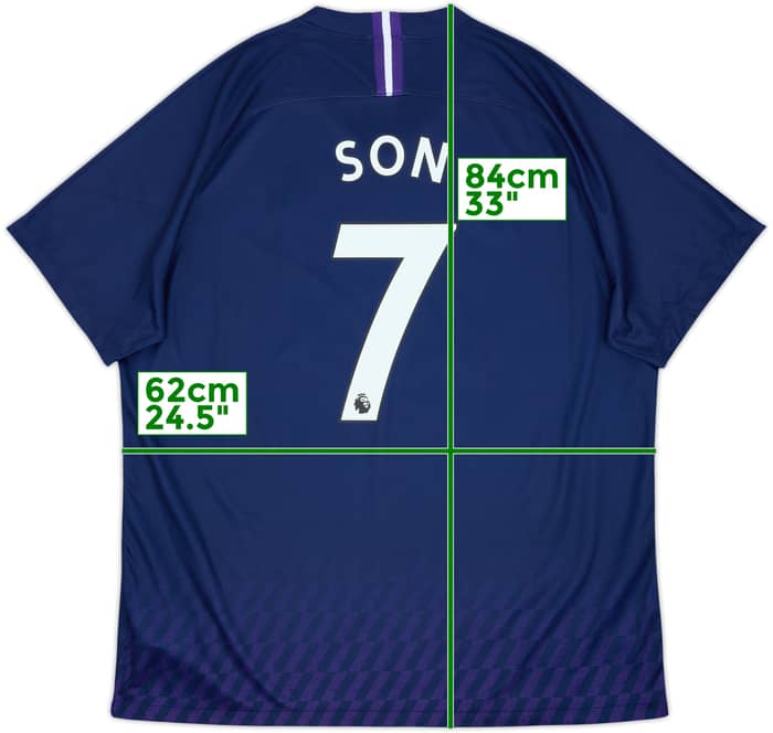 2019-20 Tottenham Away Shirt Son #7 - 8/10 - (XXL)
