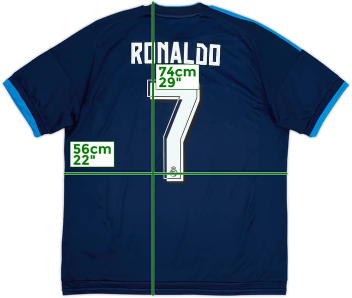 2015-16 Real Madrid Third Shirt Ronaldo #7 - 7/10 - (L)
