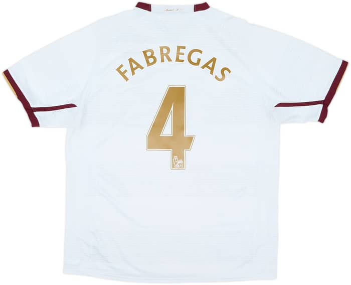 2007-08 Arsenal Away Shirt Fabregas #4 - 6/10 - (L)