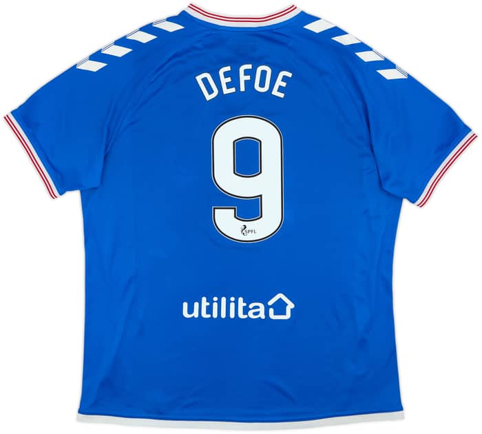 2019-20 Rangers Home Shirt Defoe #9 - 6/10 - (XL)