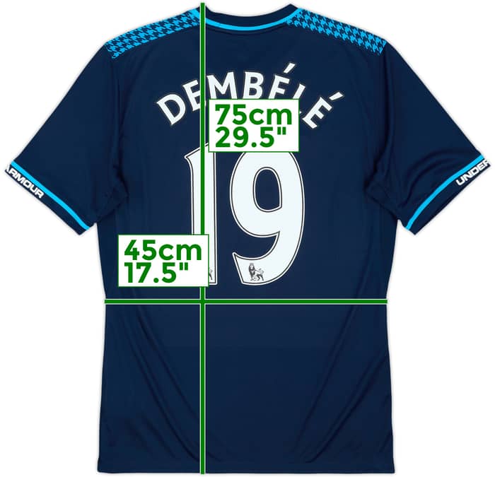 2013-14 Tottenham Third Shirt Dembele #19 - 8/10 - (M)