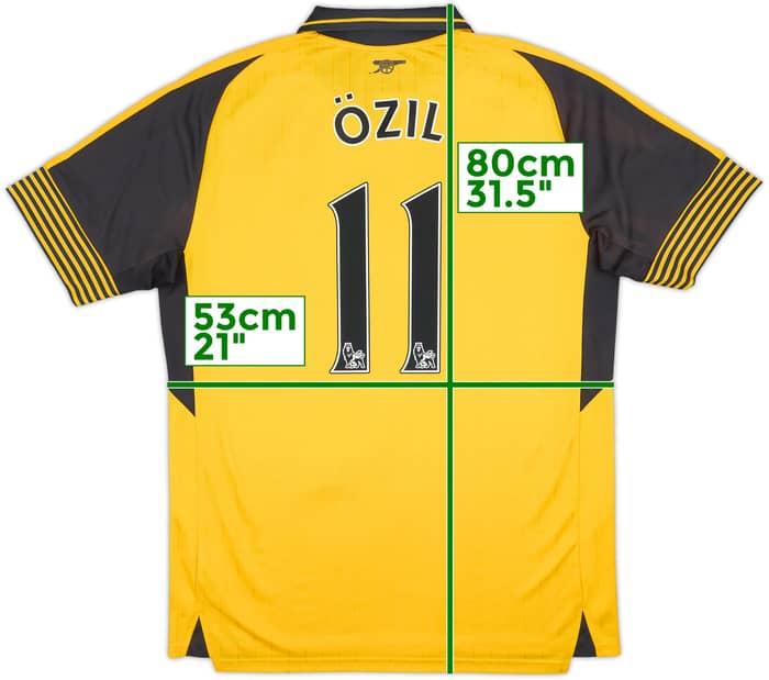 2016-17 Arsenal Away Shirt Ozil #11 - 6/10 - (L)