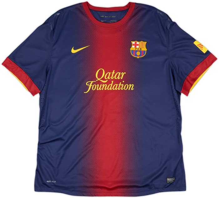 2012-13 Barcelona Player Issue Home Shirt - 5/10 - (XXL)