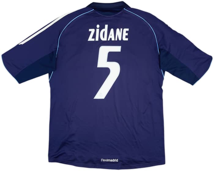 2005-06 Real Madrid Away Shirt Zidane #5 - 5/10 - (L)
