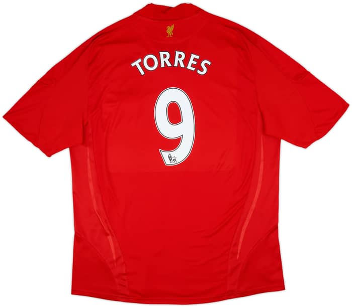 2008-10 Liverpool Home Shirt Torres #9 - 5/10 - (XXL)