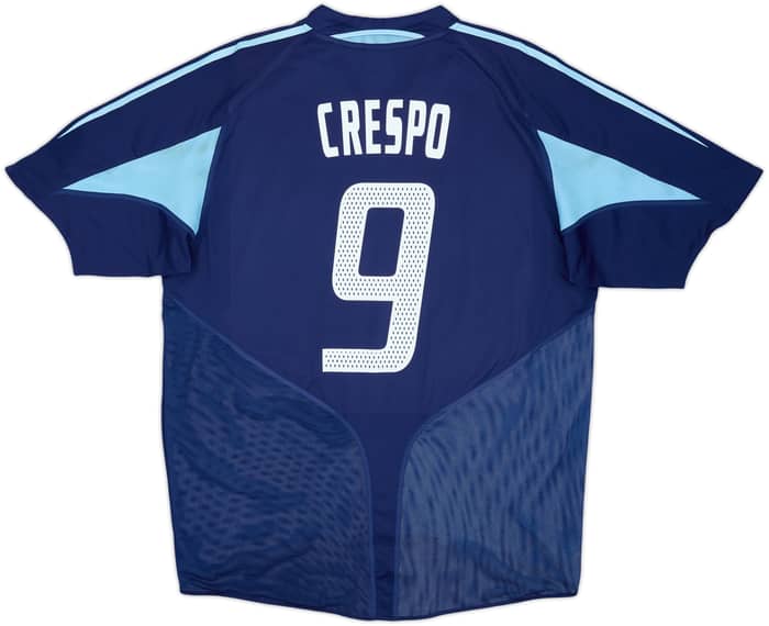 2004-05 Argentina Away Shirt Crespo #9 - 6/10 - (L)