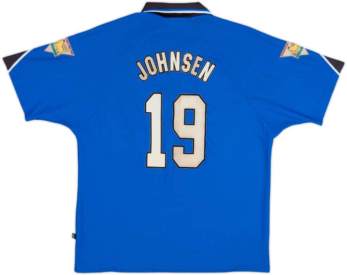 1996-98 Manchester United Third Shirt Johnsen #19 - 3/10 - (XL)