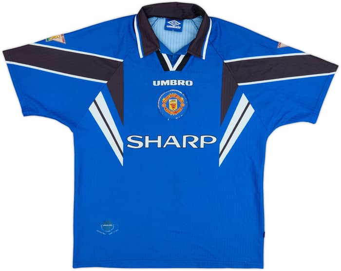 1996-98 Manchester United Third Shirt Johnsen #19 - 3/10 - (XL)