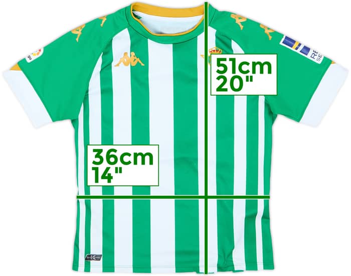 2020-21 Real Betis Home Shirt - 6/10 - (9-10 Years)