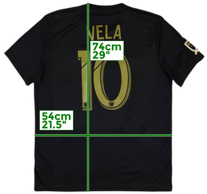 2018 LA FC Home Shirt Vela #10 - 8/10 - (L)