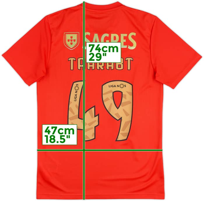 2020-21 Benfica Home Shirt Taarabt #49 - 6/10 - (S)