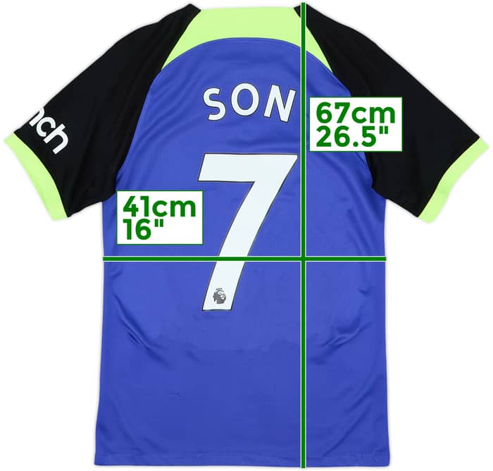 2022-23 Tottenham Away Shirt Son #7 - 7/10 - (XS)