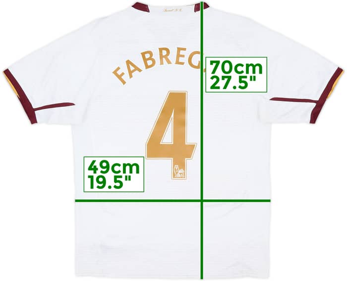 2008-09 Arsenal Third Shirt Fabregas #4 - 7/10 - (S)