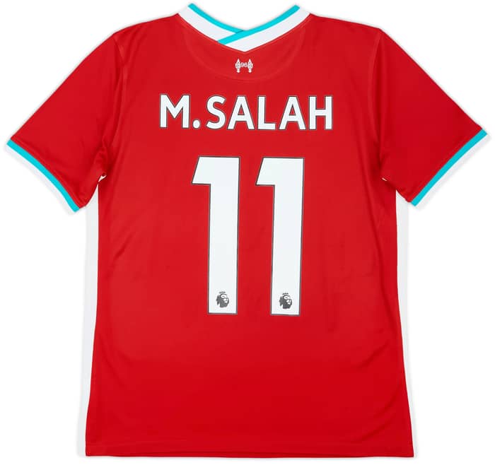 2020-21 Liverpool Home Shirt M.Salah #11 - 8/10 - (13-15 Years)