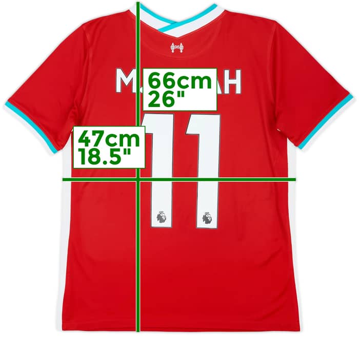 2020-21 Liverpool Home Shirt M.Salah #11 - 8/10 - (13-15 Years)