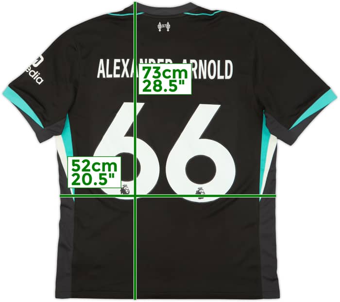 2024-25 Liverpool Away Shirt Alexander-Arnold #66 - 8/10 - (L)