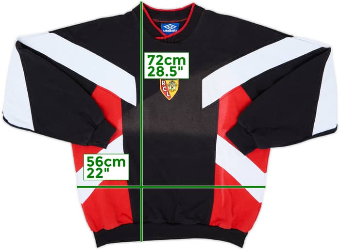 1996-98 RC Lens Umbro Sweat Top - 5/10 - (L)