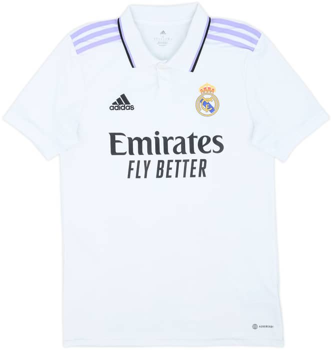 2022-23 Real Madrid Home Shirt Tchouameni #18 - 8/10 - (S)