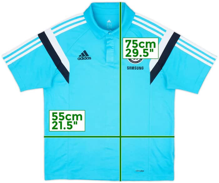 2014-15 Chelsea adidas Polo Shirt - 7/10 - (L)