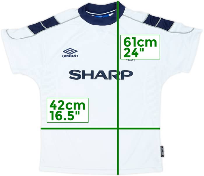 1999-00 Manchester United Third Shirt - 9/10 - (10-11 Years)