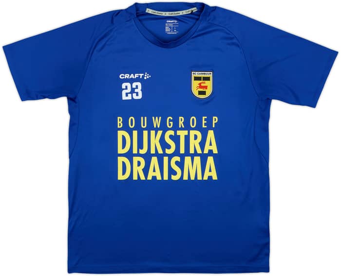 2020-21 SC Cambuur Player Issue Training Shirt #23 - 8/10 - (L)