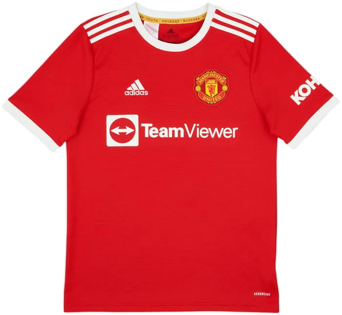 2021-22 Manchester United Home Shirt Ronaldo #7 - 9/10 - (15-16 Years)