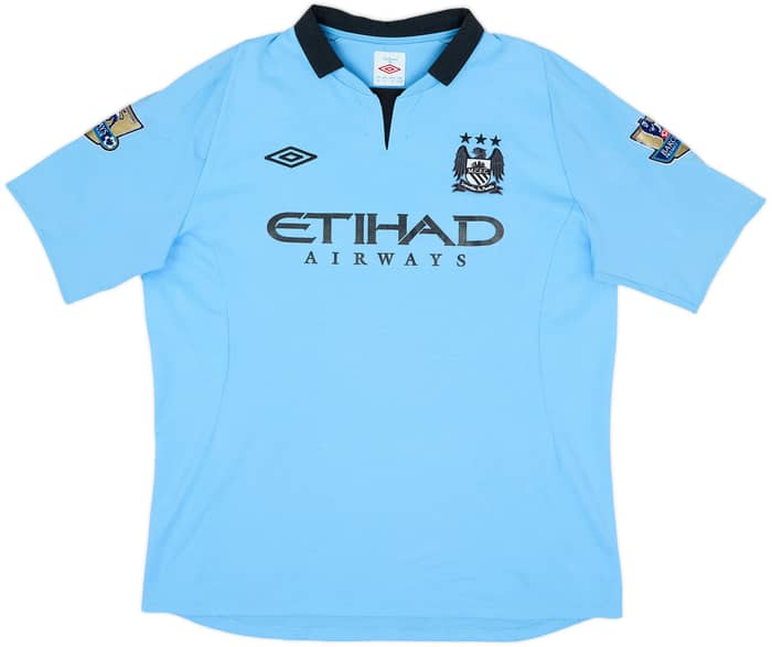 2012-13 Manchester City Home Shirt Toure Yaya #42 - 6/10 - (XL)