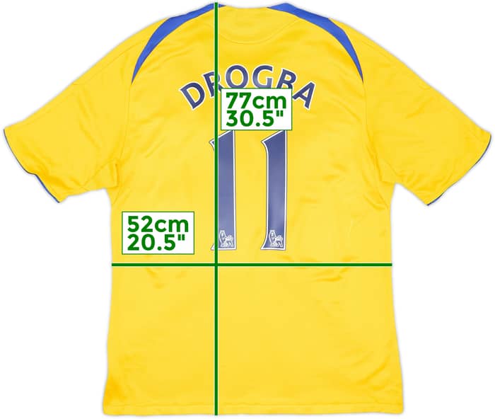 Camiseta de la tercera equipación del Chelsea 2008-09 Drogba #11 - 6/10 - (L)