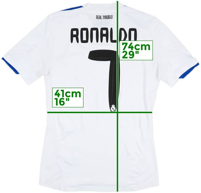 2010-11 Real Madrid Home Shirt Ronaldo #7 - 6/10 - (S)