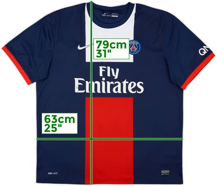 2013-14 Paris Saint-Germain Home Shirt - 5/10 - (XXL)