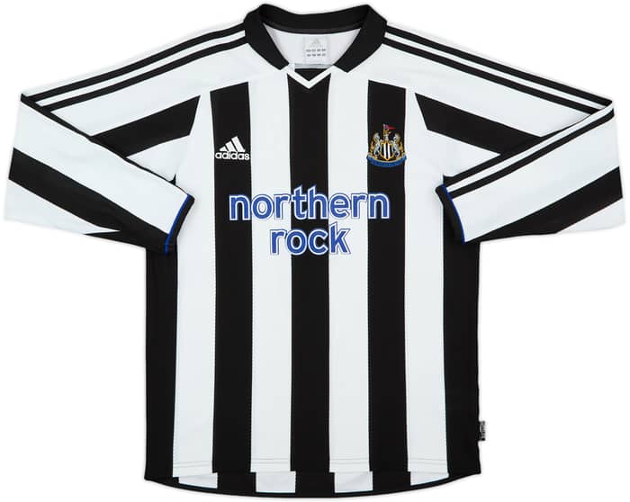 Camiseta de local de manga larga del Newcastle 2003-05 Shearer #9 - 5/10 - (S)