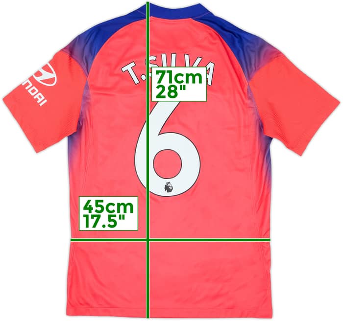 2020-21 Chelsea Third Shirt T.Silva #6 - 8/10 - (S)