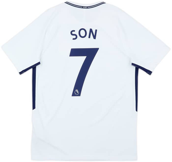 2017-18 Tottenham Authentic Home Shirt Son #7 - 8/10 - (M)