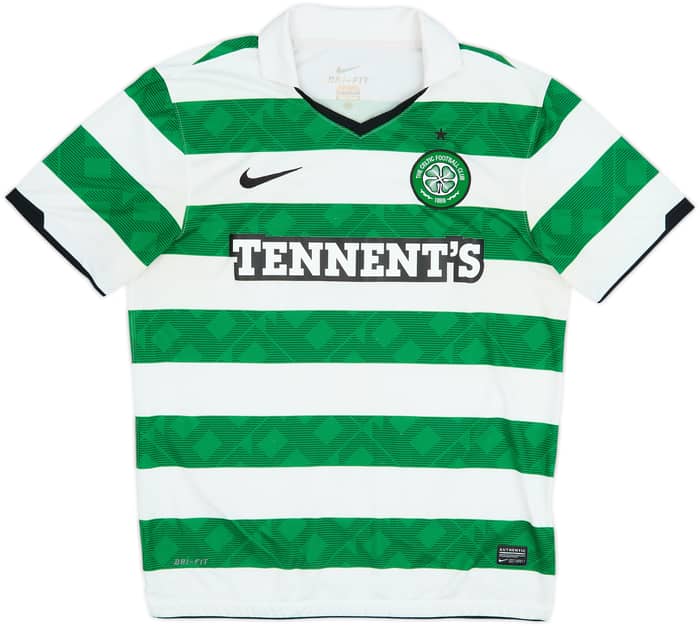 2010-12 Celtic Home Shirt Brown #8 - 6/10 - (M)