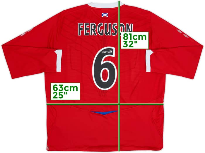 2008-09 Rangers Third L/S Shirt Ferguson #6 - 6/10 - (3XL)