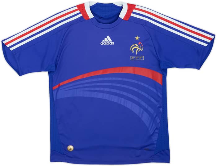 2007-08 France Home Shirt - 6/10 - (L.Boys)