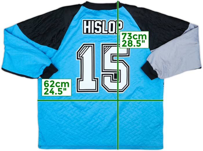 1995-96 Newcastle GK Shirt Hislop #15 - 8/10 - (XL)